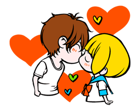 She has a crush on a liar sticker #11599