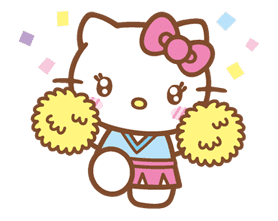Hello Kitty (Happy Days ver.) sticker #11912