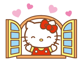 Hello Kitty (Happy Days ver.) sticker #11913