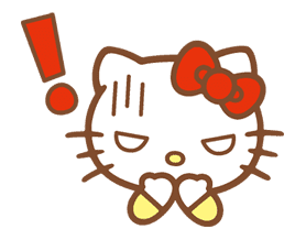 Hello Kitty (Happy Days ver.)  sticker #11914