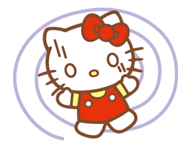 Hello Kitty (Happy Days ver.) sticker #11919
