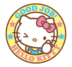 Hello Kitty (Happy Days ver.) sticker #11921