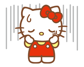 Hello Kitty (Happy Days ver.) sticker #11923