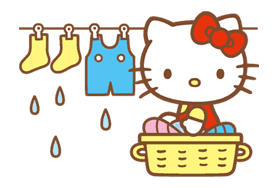 Hello Kitty (Happy Days ver.) sticker #11926