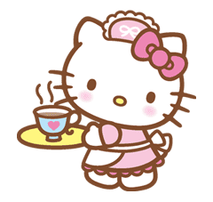 Hello Kitty (Happy Days ver.) sticker #11929