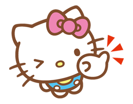 Hello Kitty (Happy Days ver.) sticker #11930