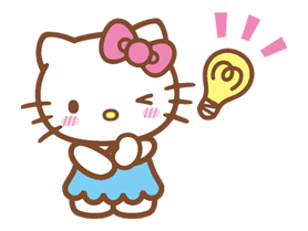 Hello Kitty (Happy Days ver.) sticker #11933