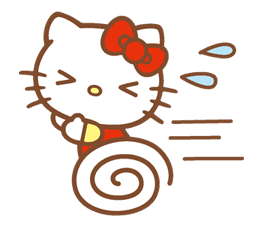 Hello Kitty (Happy Days ver.) sticker #11934