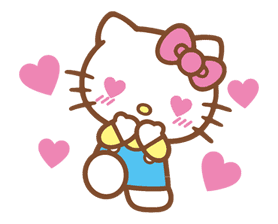 Hello Kitty (Happy Days ver.) sticker #11942