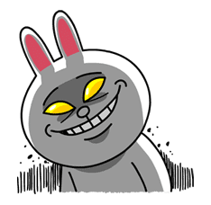 Hoppin' Mad! Angry LINE Characters sticker #20112