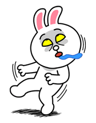 Hoppin' Mad! Angry LINE Characters sticker #20116