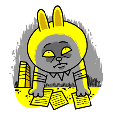 Hoppin' Mad! Angry LINE Characters sticker #20118