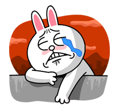 Hoppin' Mad! Angry LINE Characters sticker #20122