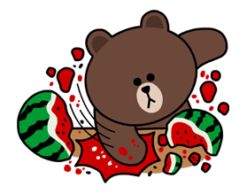 Hoppin' Mad! Angry LINE Characters sticker #20123