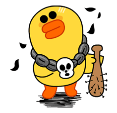 Hoppin' Mad! Angry LINE Characters sticker #20136