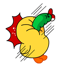 Hoppin' Mad! Angry LINE Characters sticker #20137