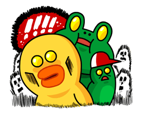 Hoppin' Mad! Angry LINE Characters sticker #20138