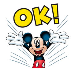 Mickey Mouse: Lovely Smile sticker #37790