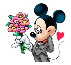 Mickey Mouse Lovely Smile By The Walt Disney Company Japan Ltd Sticker