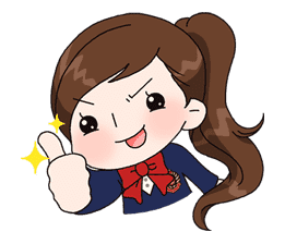 Yuko the Schoolgirl sticker #7991