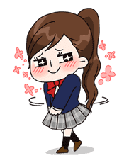 Yuko the Schoolgirl sticker #7998