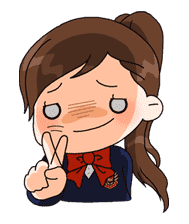 Yuko the Schoolgirl sticker #8003