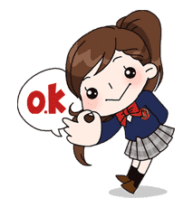 Yuko the Schoolgirl sticker #8009