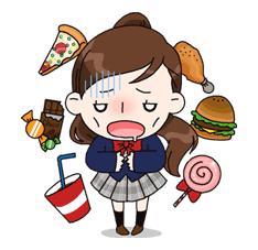 Yuko the Schoolgirl sticker #8011