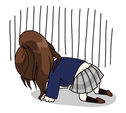 Yuko the Schoolgirl sticker #8018