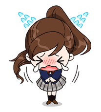 Yuko the Schoolgirl sticker #8020