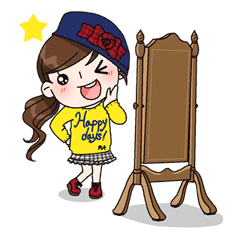 Yuko the Schoolgirl sticker #8023