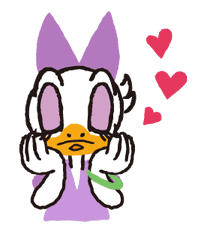 Donald&Daisy sticker #8192