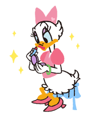 Donald&Daisy sticker #8194