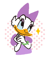 Donald&Daisy sticker #8195