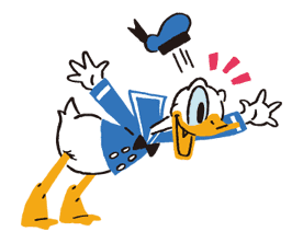 Donald&Daisy sticker #8196