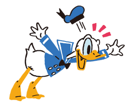 Donald&Daisy sticker #8196