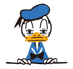 Donald&Daisy sticker #8198