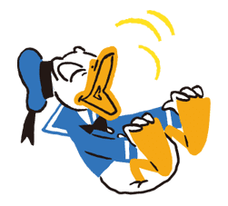 Donald&Daisy sticker #8209