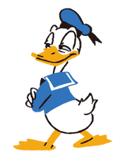 Donald&Daisy sticker #8210