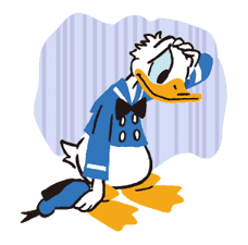 Donald&Daisy sticker #8220