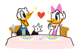 Donald&Daisy sticker #8224
