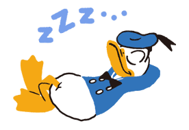 Donald&Daisy sticker #8225