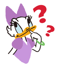 Donald&Daisy sticker #8226