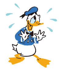 Donald&Daisy sticker #8228