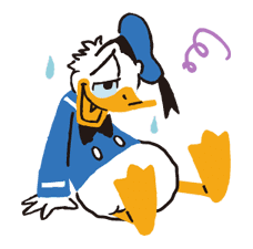 Donald&Daisy sticker #8230