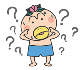 The message of flower blooming HANAKAPPA sticker #8498