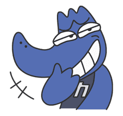 The message of flower blooming HANAKAPPA sticker #8505