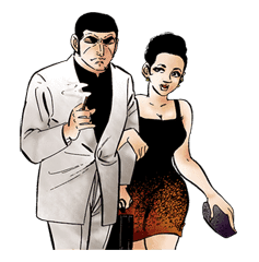 GOLGO 13 sticker #10736