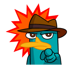 Perry/Agent P sticker #12943