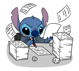 Stitch sticker #14345